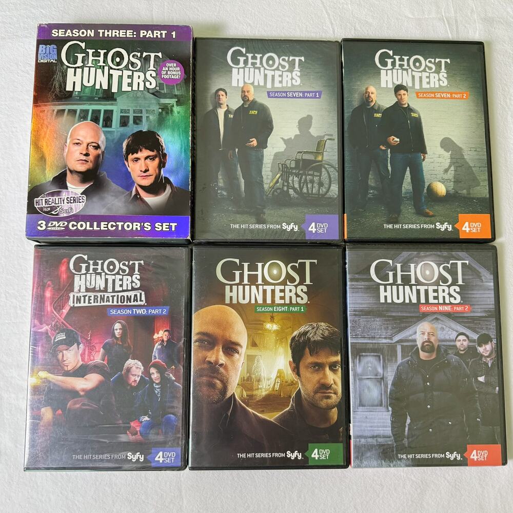 Ghost Hunters DVD Lot